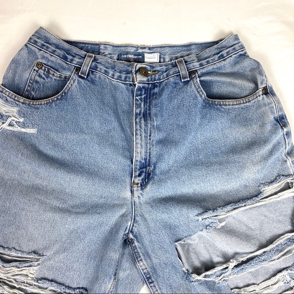 Custom Distressed Vintage Cropped High Waist Denim - Picture 6 of 9